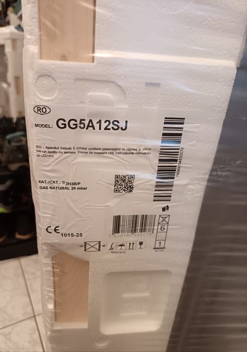 Vand aragaz GORENJE GG5A12SJ,, L 50 cm, inox, nou sigilat
