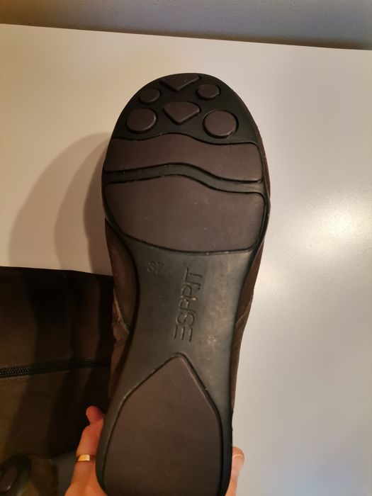 Cizme piele întoarsă Esprit