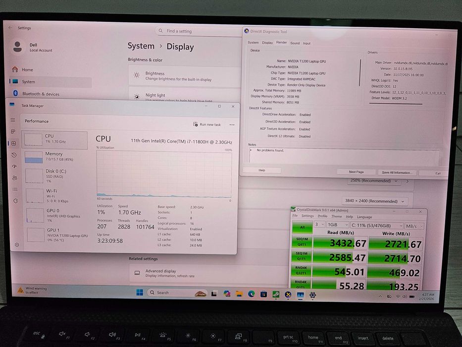 Laptop Dell Precision 5560