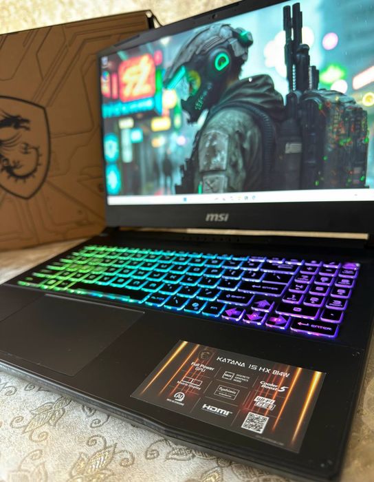 Игровой ноутбук MSI KATANA i9-14900HX/ОЗУ 16гб/RTX5080 8гб/SSD 1трб