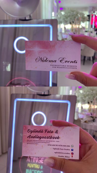 Oglinda magica/ Oglinda Foto/ Cabina foto/ Audioguestbook