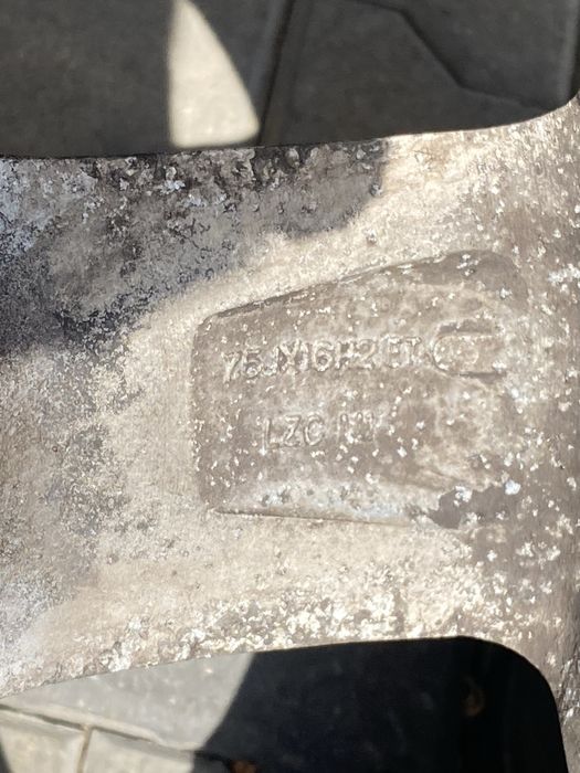 Джанти за Mercedes 16 цола, 7.5J, et45 със зимни гуми Michelin Alpin 6 dot 1922