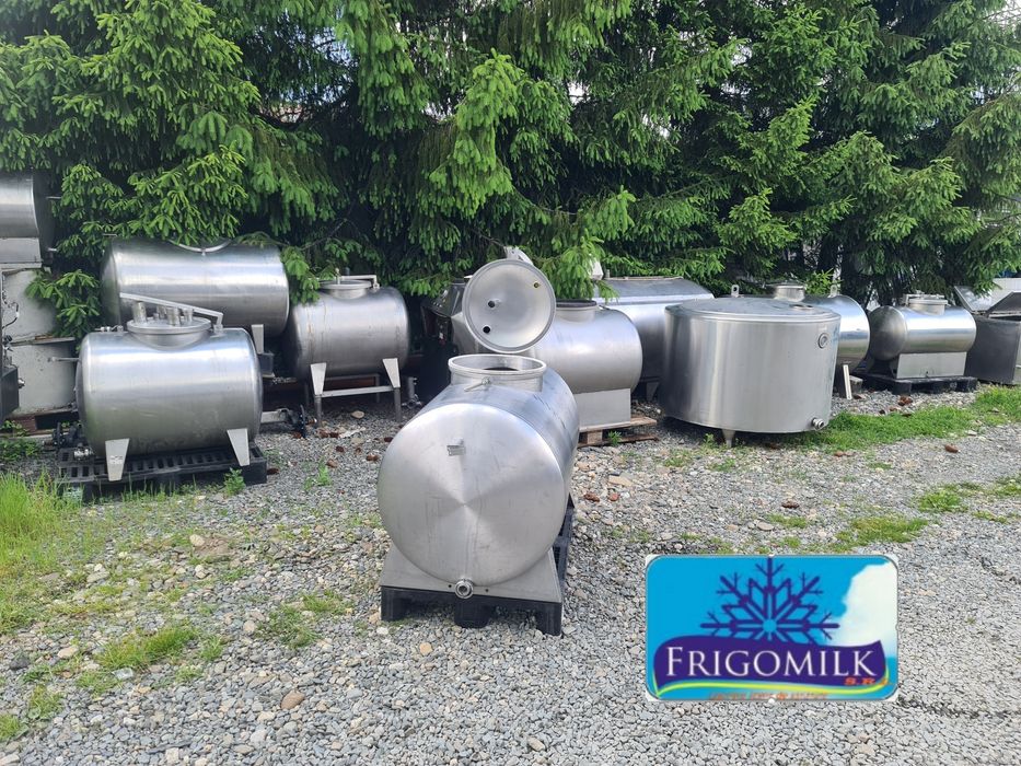 Cisterna transport lapte 550 litri , bazin inox lichide , rezervor