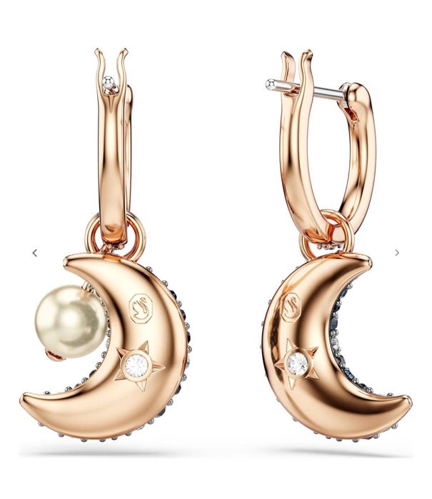 Обеци Swarovski Luna drop