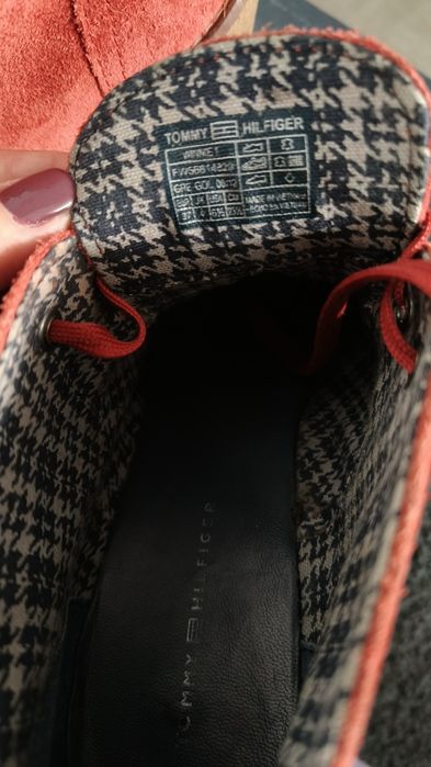 Pantofi dama piele întoarsă, naturala  Tommy Hilfiger măsura 37