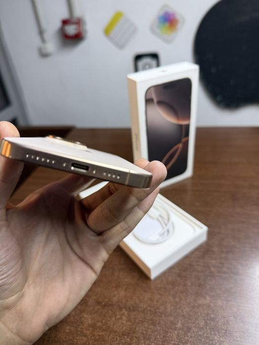 Vand Iphone 16 Pro Max 256Gb Desert Titanium Full box