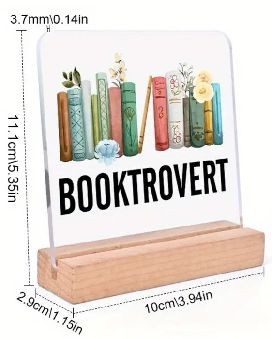 Акриловый стенд BOOKTROVERT