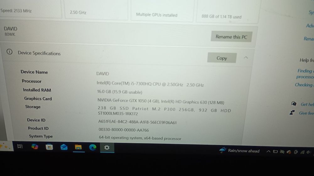 Laptop gaming Lenovo Legion