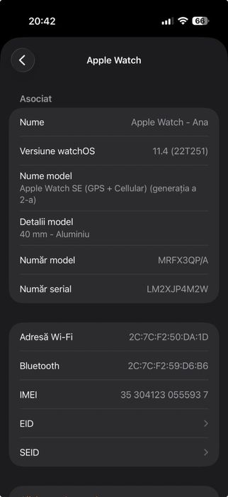 Apple watch SE (GPS+Cellular)
