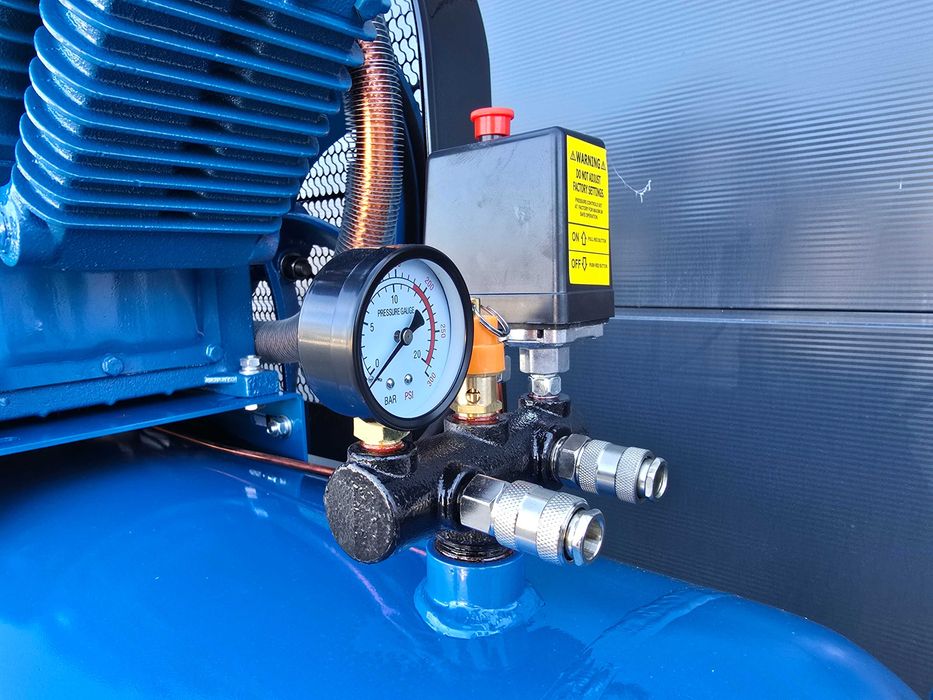 Компресор за въздух 500л.7.5 KW / 10 HР / 12.5 бара.TACH -1200л/мин