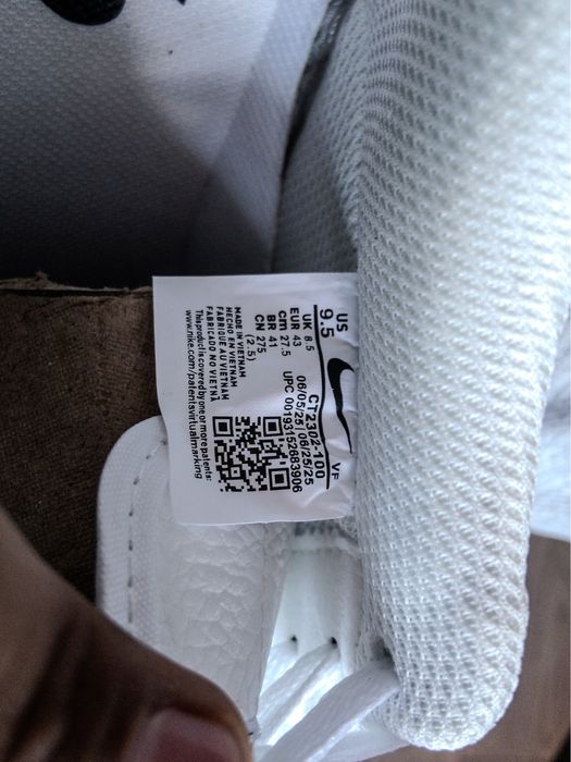 Air Force 1 Black Swoosh 07’ 43 Noi