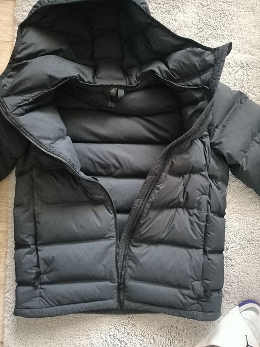Geacă puf adidas Helionic Hooded Down Jacket