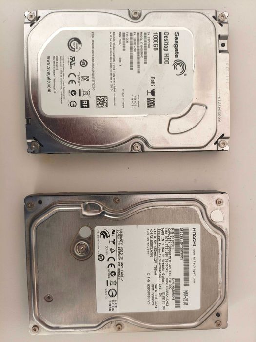 Пакет 1.5 TB HDD за компютър: Seagate 1TB + Hitachi 500GB (7200 RPM)