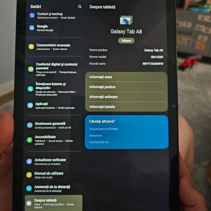 Tableta Samsung A8