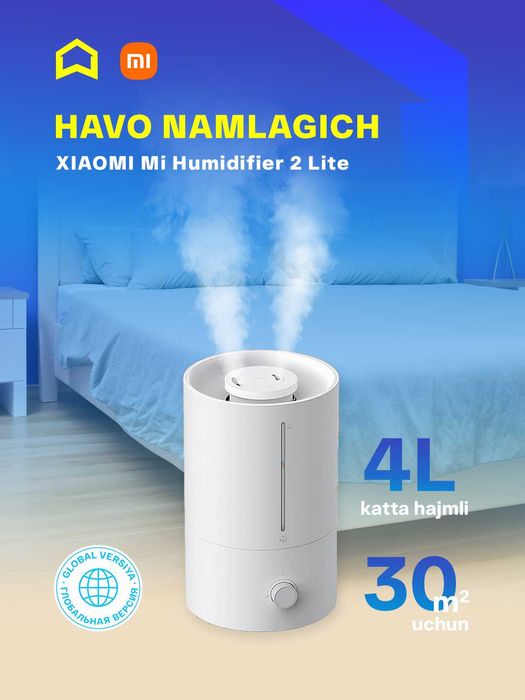 Xiaomi Mi Humidifier 2 Lite Global  Havo Namlagichi