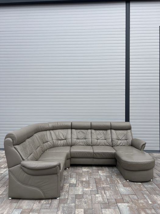 Coltar Living ~ Sufragerie XXL Piele Naturala  Forma U Himolla