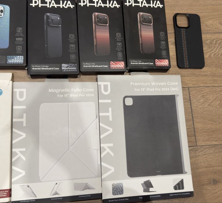 Карбонови Кейсове Pitaka за iPhone и iPad.