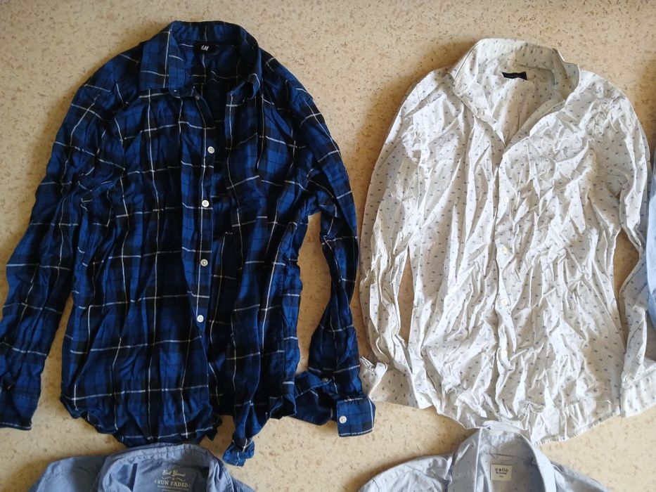 6 Мъжки ризи, S-размер, H&M, Zara, Lee Cooper