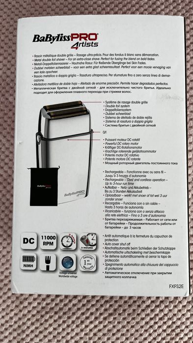 Шейвър Двоен Метален Бръснач Babylisspro Double Shaver