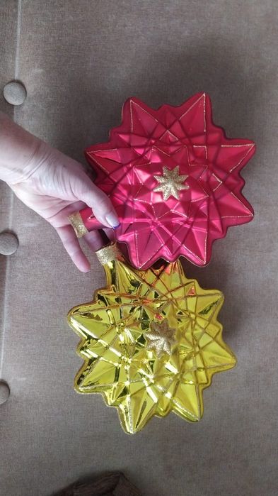 Ёлочные игрушки - стекло,гирлянды