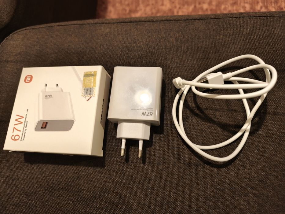 Оригинално зарядно с кабел Xiaomi  67W