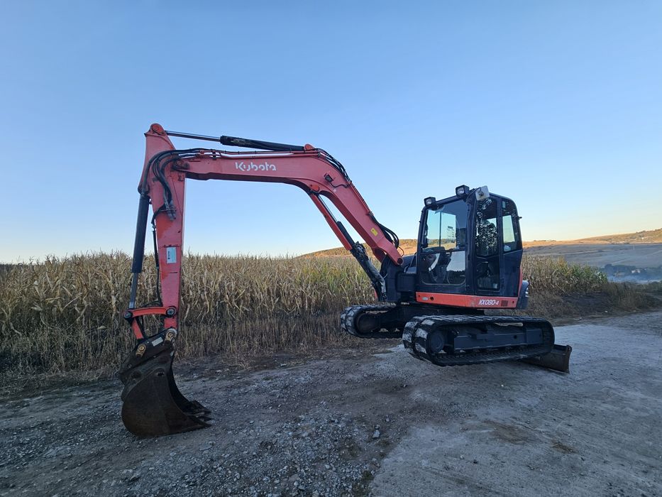 Excavator kubota kx 080-4 8 tone