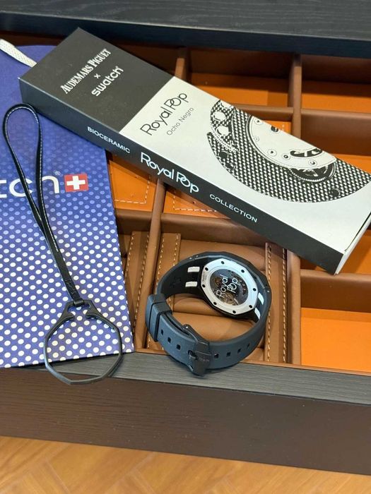 Ceas Audemars Piguet AP X Swatch Royal Pop Premium+bratara cadou