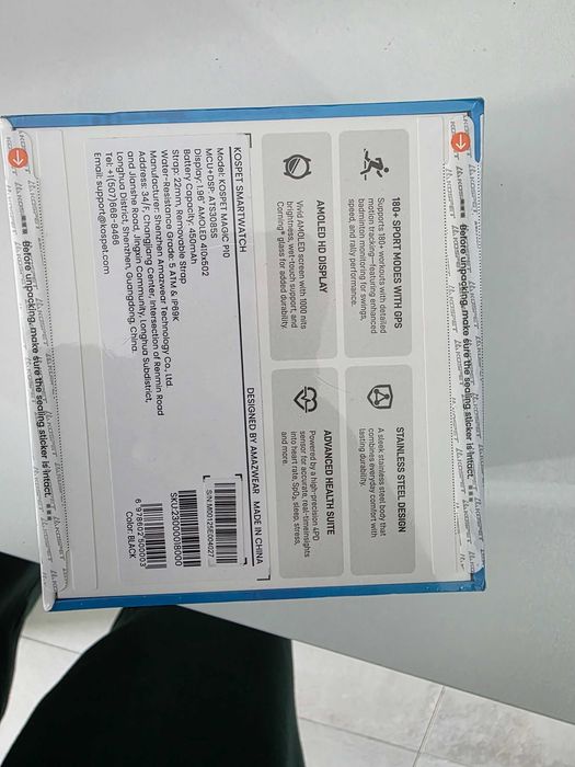 Ceas inteligent Kospet Tank T4 Silver - transport gratuit