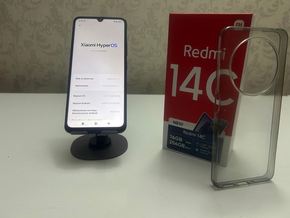 Телефон Xiaomi Redmi 14c.