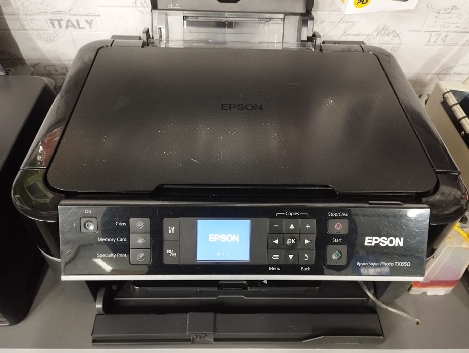 МФУ Epson tx650 цветной фото принтер