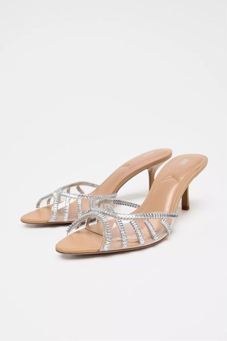 Новые мюлис камнями ZARA