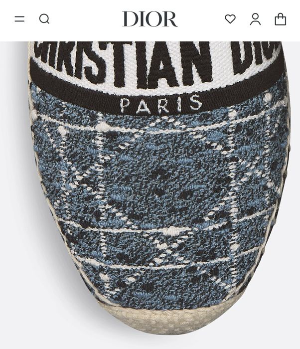 DIOR Оригинални Еспадрили, купени за 1329лв, продават се за 629лв,Нови