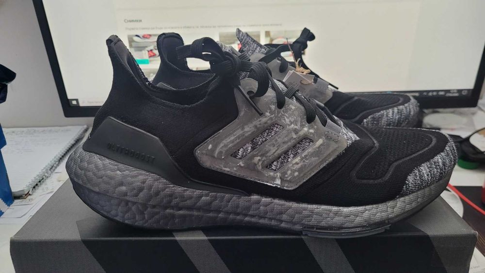 Обувки мъжки  ADIDAS ULTRABOOST 22  размер EU43 1/3   ЧЕРЕН ПЕТЪК