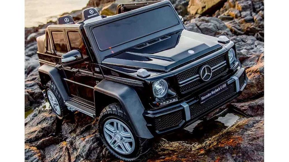 Акумулаторен джип Mercedes G650 Maybach 4x4 12V,MP3, с меки  гуми