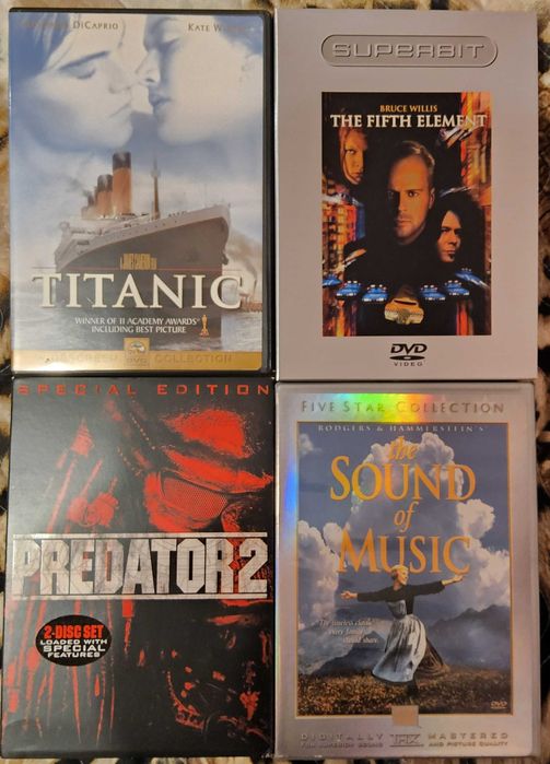 DVD-uri ORIGINALE Region 1 (SUA/Canada) Pentru Colectionari