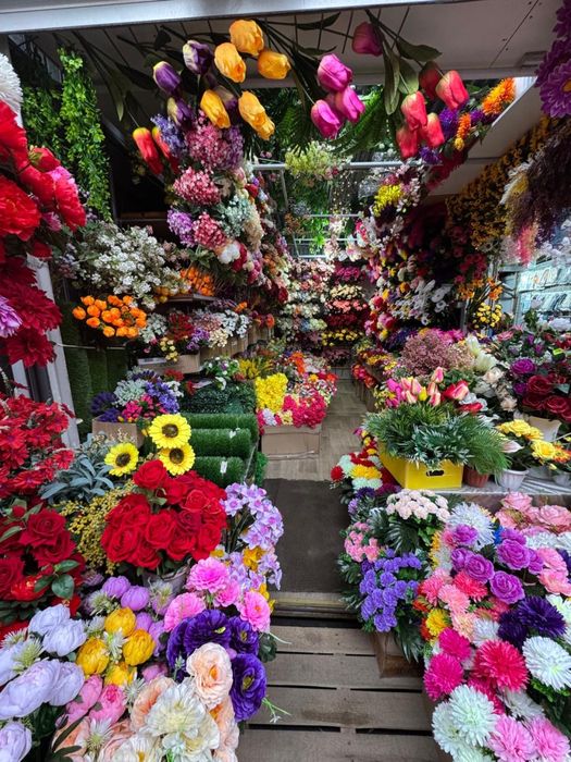 Искуственые цветы,  большой выбор