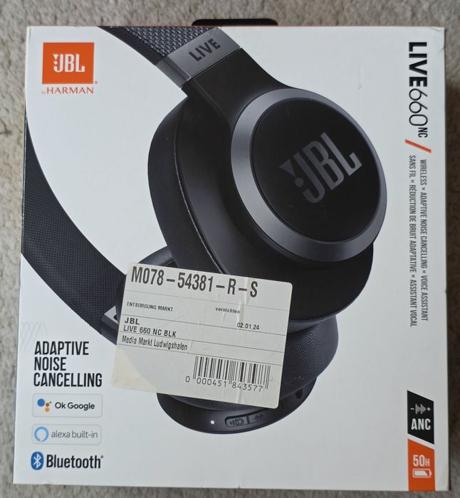 Casti JBL live 660NC