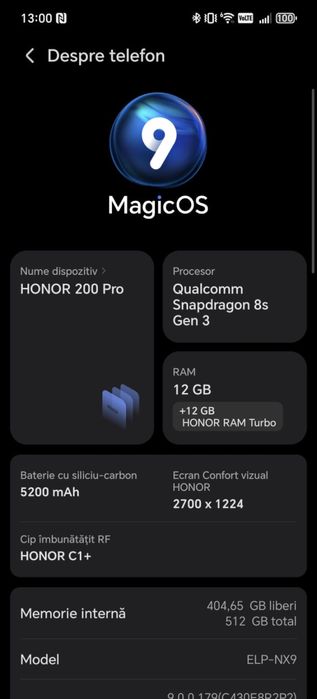 Honor 200 pro schimb cu iphone