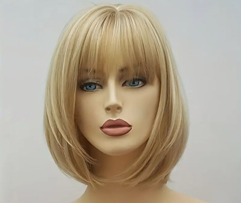 Кестеняво червеникава дълга луксозна  перука