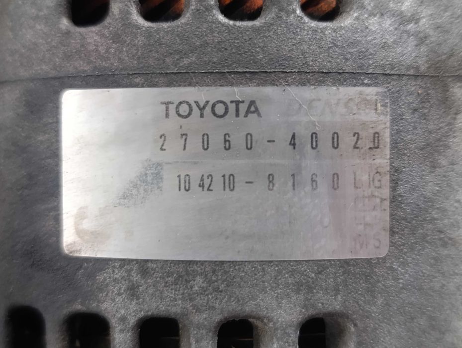 Динамо, алтернатор Тойота Ярис / Toyota Yaris 1.0I - 27060 40020