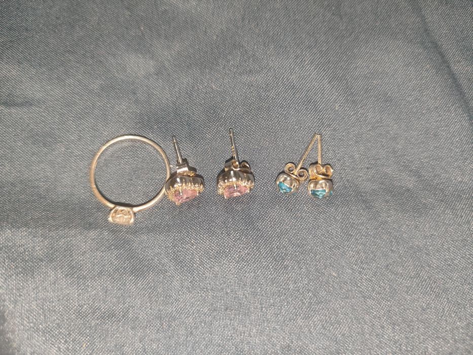 Серебряные украшения 925 проба — кольцо и серьги