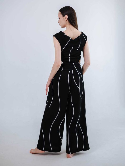 Женский комплект, двойка, кофта + широкие брюки, от SHEMESH