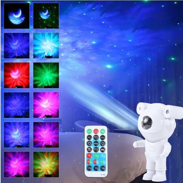 Хит ! Лампа проектор Астронавт, Лампа звездно небе, с Bluetooth