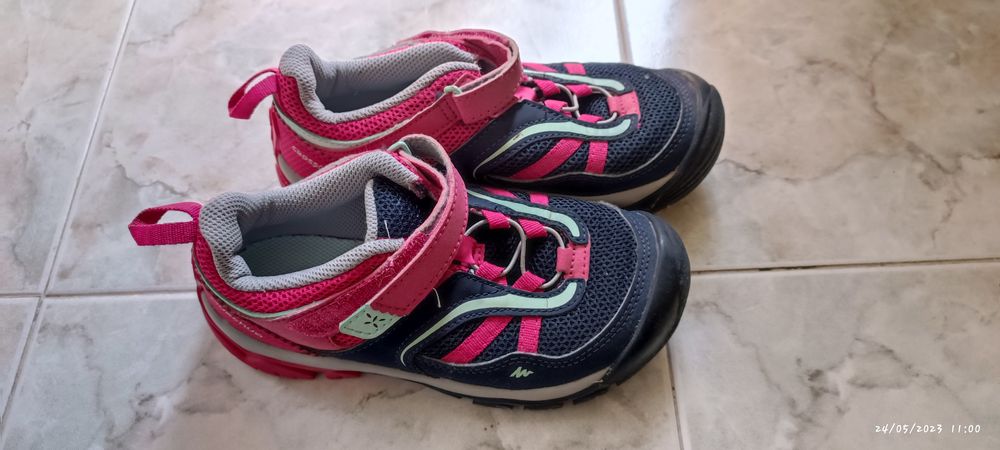 Детски туристически обувки Quechua crossrock за момиче