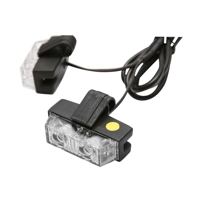 Set 8 stroboscoape cu 2 LED-uri, lumina galbena 12V Breckner Germany
