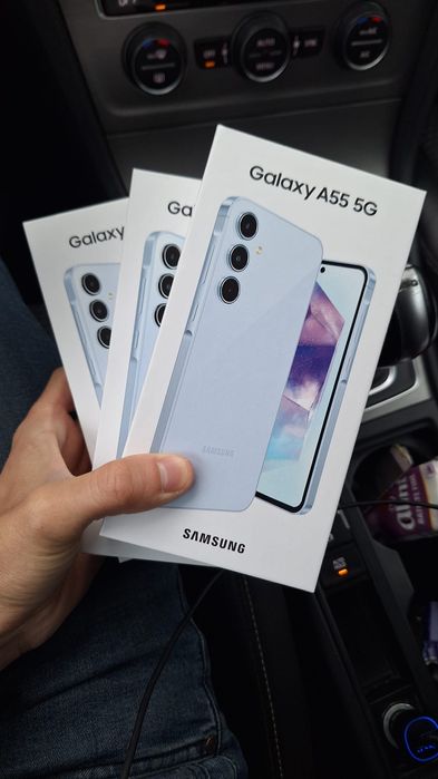 SAMSUNG A55 256GB IceBlue Necodat Full Box