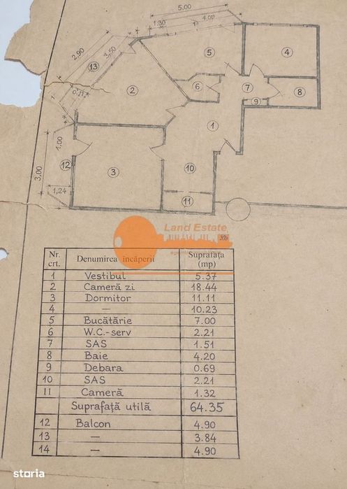 Apartament cu 3 camere in zona Crangasi