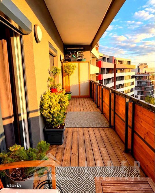 Apartament cu 3 camere de vanzare in Buna Ziua, mobilat si utilat.