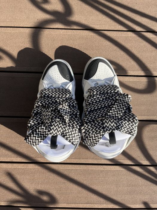 Lanvin Leather Curb Black&White