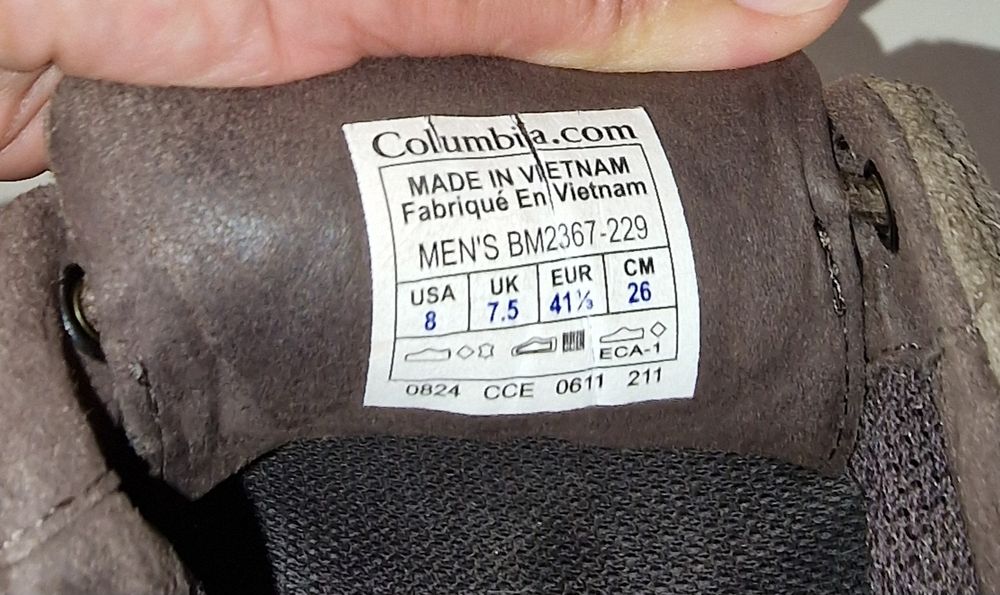 Încălțăminte Columbia piele întoarsă de stradă North Face Mammut